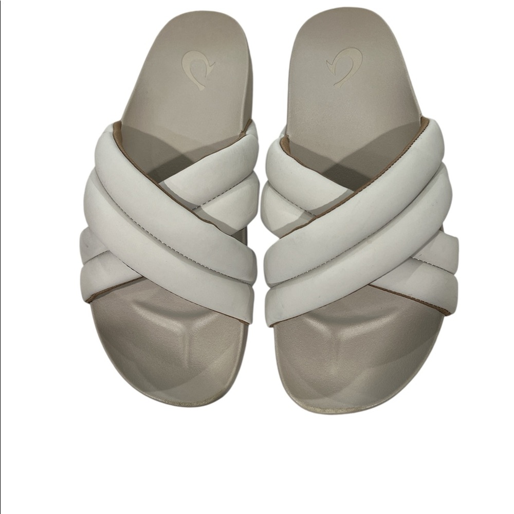 Olukai Women's Padded Crisscross Slide Sandals